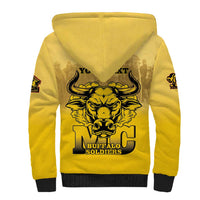 Personalized African American Buffalo Soldier Sherpa Hoodie We Can We Will - Yellow - Wonder Print Shop