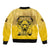 Personalized African American Buffalo Soldier Sleeve Zip Bomber Jacket We Can We Will - Yellow - Wonder Print Shop