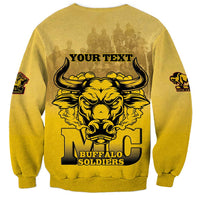 Personalized African American Buffalo Soldier Sweatshirt We Can We Will - Yellow - Wonder Print Shop
