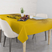 African American Buffalo Soldier Tablecloth We Can We Will - Yellow - Wonder Print Shop
