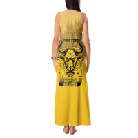 Personalized African American Buffalo Soldier Tank Maxi Dress We Can We Will - Yellow - Wonder Print Shop