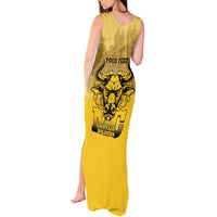 Personalized African American Buffalo Soldier Tank Maxi Dress We Can We Will - Yellow - Wonder Print Shop