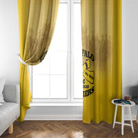 African American Buffalo Soldier Window Curtain We Can We Will - Yellow - Wonder Print Shop