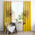 African American Buffalo Soldier Window Curtain We Can We Will - Yellow - Wonder Print Shop