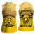 Personalized African American Buffalo Soldier Women Sleeveless Polo Shirt We Can We Will - Yellow - Wonder Print Shop