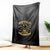 African American Buffalo Soldier Blanket We Can We Will - Black - Wonder Print Shop