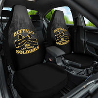 African American Buffalo Soldier Car Seat Cover We Can We Will - Black - Wonder Print Shop