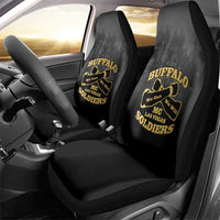 African American Buffalo Soldier Car Seat Cover We Can We Will - Black - Wonder Print Shop