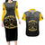 Personalized African American Buffalo Soldier Couples Matching Long Sleeve Bodycon Dress and Hawaiian Shirt We Can We Will - Black - Wonder Print Shop