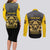 Personalized African American Buffalo Soldier Couples Matching Long Sleeve Bodycon Dress and Long Sleeve Button Shirt We Can We Will - Black - Wonder Print Shop