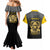 Personalized African American Buffalo Soldier Couples Matching Mermaid Dress and Hawaiian Shirt We Can We Will - Black - Wonder Print Shop