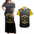 Personalized African American Buffalo Soldier Couples Matching Off Shoulder Maxi Dress and Hawaiian Shirt We Can We Will - Black - Wonder Print Shop