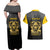 Personalized African American Buffalo Soldier Couples Matching Off Shoulder Maxi Dress and Hawaiian Shirt We Can We Will - Black - Wonder Print Shop