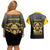 Personalized African American Buffalo Soldier Couples Matching Off Shoulder Short Dress and Hawaiian Shirt We Can We Will - Black - Wonder Print Shop