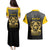 Personalized African American Buffalo Soldier Couples Matching Puletasi and Hawaiian Shirt We Can We Will - Black - Wonder Print Shop