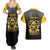 Personalized African American Buffalo Soldier Couples Matching Summer Maxi Dress and Hawaiian Shirt We Can We Will - Black - Wonder Print Shop