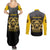 Personalized African American Buffalo Soldier Couples Matching Summer Maxi Dress and Long Sleeve Button Shirt We Can We Will - Black - Wonder Print Shop