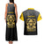 Personalized African American Buffalo Soldier Couples Matching Tank Maxi Dress and Hawaiian Shirt We Can We Will - Black - Wonder Print Shop