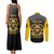 Personalized African American Buffalo Soldier Couples Matching Tank Maxi Dress and Long Sleeve Button Shirt We Can We Will - Black - Wonder Print Shop