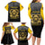 Personalized African American Buffalo Soldier Family Matching Long Sleeve Bodycon Dress and Hawaiian Shirt We Can We Will - Black - Wonder Print Shop