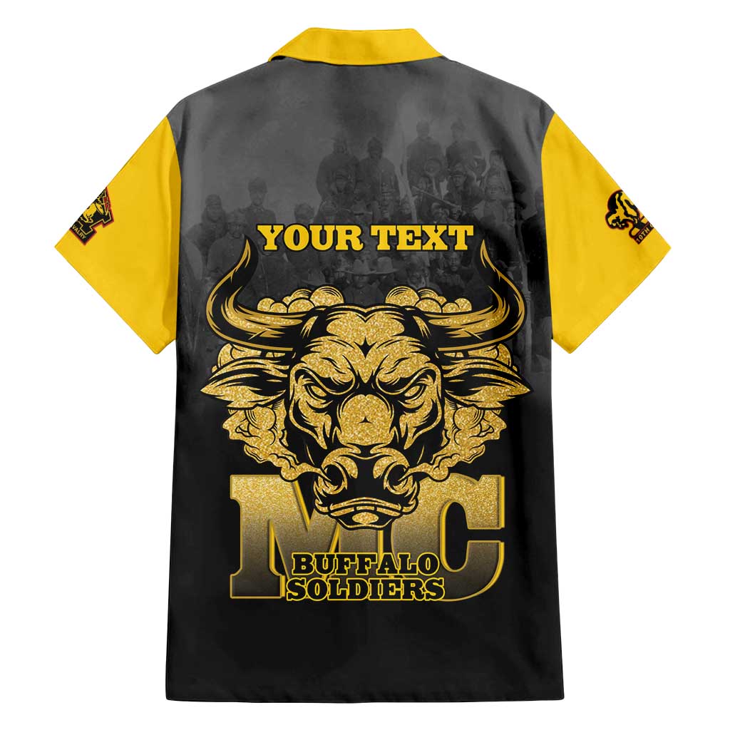 Personalized African American Buffalo Soldier Family Matching Long Sleeve Bodycon Dress and Hawaiian Shirt We Can We Will - Black - Wonder Print Shop