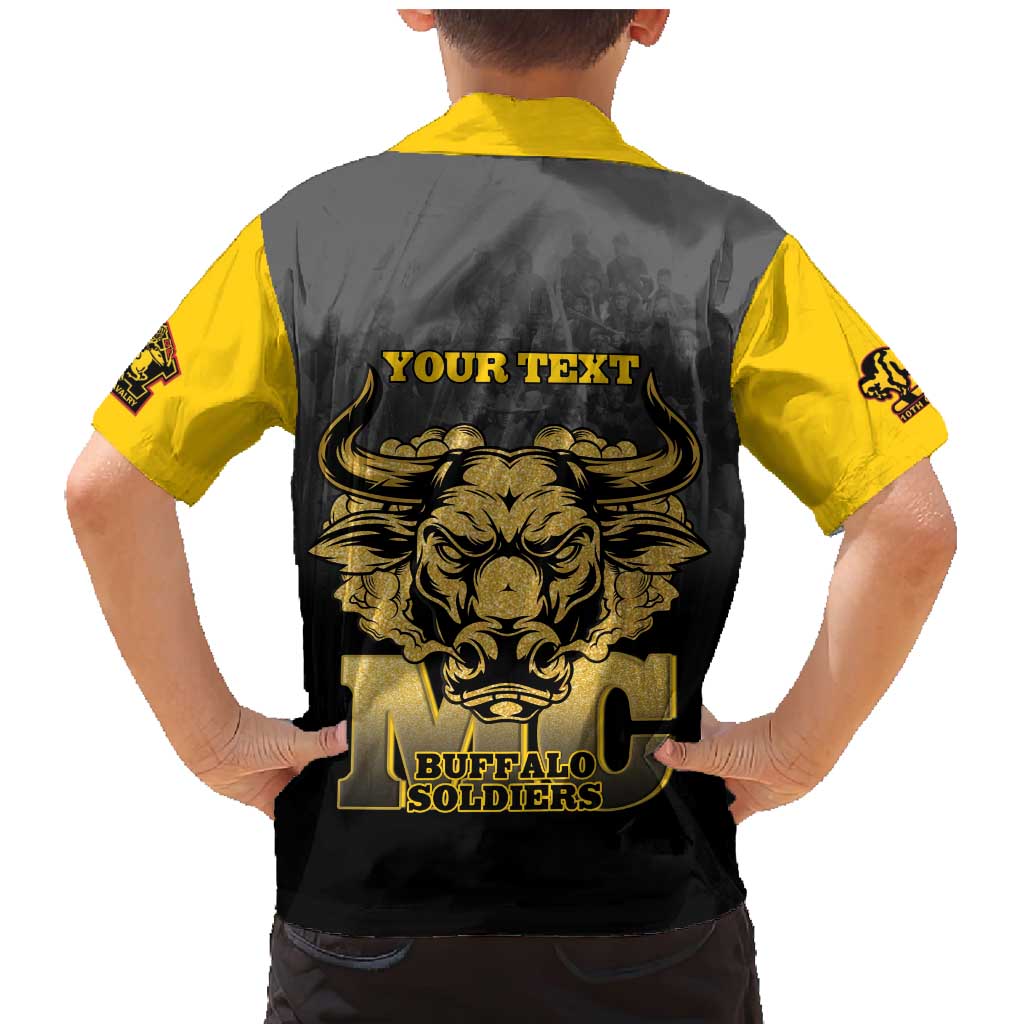 Personalized African American Buffalo Soldier Family Matching Mermaid Dress and Hawaiian Shirt We Can We Will - Black - Wonder Print Shop