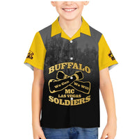 Personalized African American Buffalo Soldier Family Matching Mermaid Dress and Hawaiian Shirt We Can We Will - Black - Wonder Print Shop