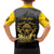 Personalized African American Buffalo Soldier Family Matching Off The Shoulder Long Sleeve Dress and Hawaiian Shirt We Can We Will - Black - Wonder Print Shop