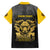 Personalized African American Buffalo Soldier Family Matching Off The Shoulder Long Sleeve Dress and Hawaiian Shirt We Can We Will - Black - Wonder Print Shop