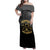 Personalized African American Buffalo Soldier Family Matching Off Shoulder Maxi Dress and Hawaiian Shirt We Can We Will - Black - Wonder Print Shop