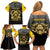 Personalized African American Buffalo Soldier Family Matching Off Shoulder Short Dress and Hawaiian Shirt We Can We Will - Black - Wonder Print Shop
