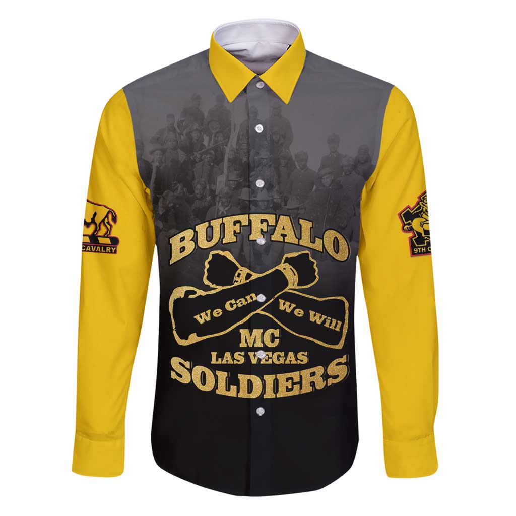 Personalized African American Buffalo Soldier Family Matching Puletasi and Hawaiian Shirt We Can We Will - Black - Wonder Print Shop