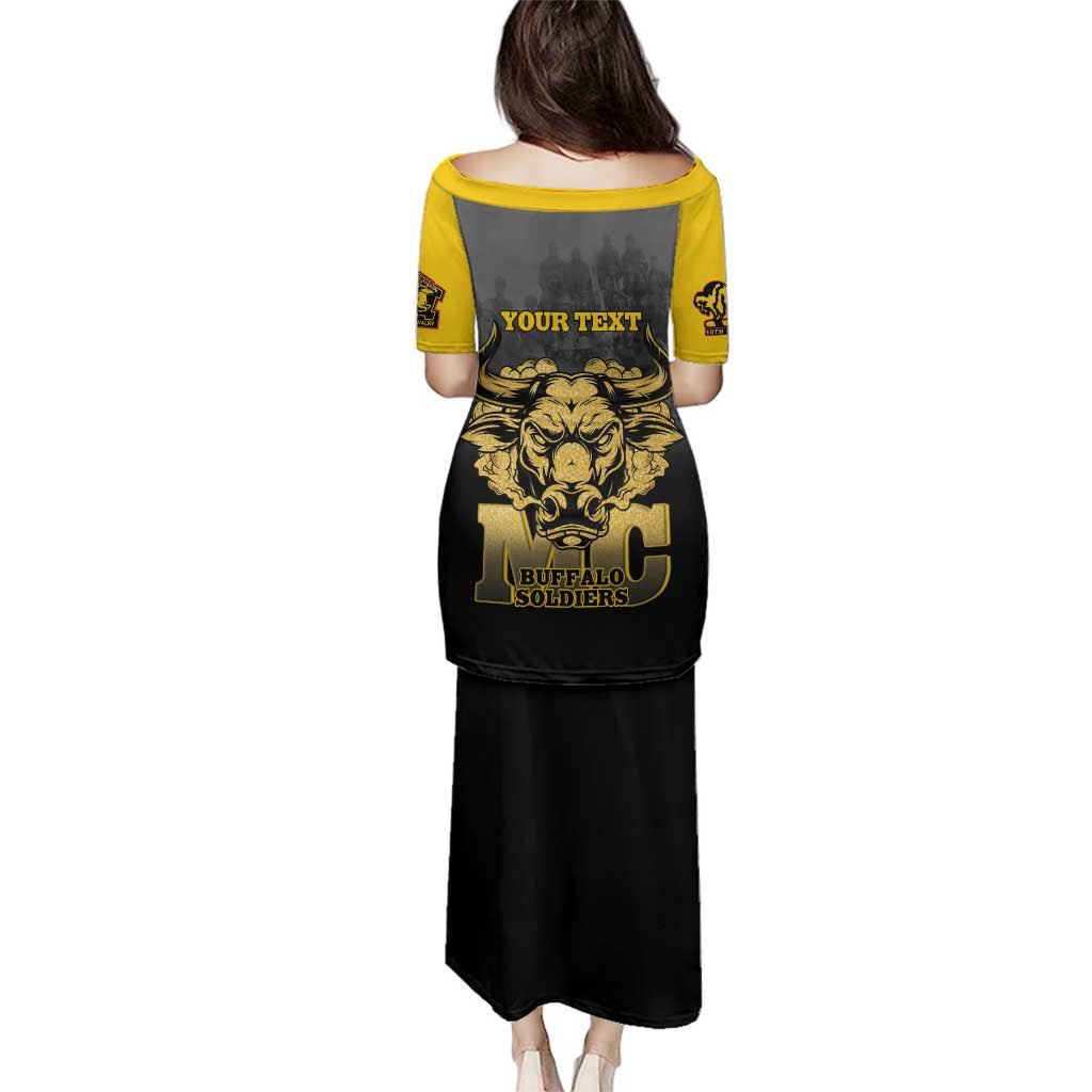 Personalized African American Buffalo Soldier Family Matching Puletasi and Hawaiian Shirt We Can We Will - Black - Wonder Print Shop