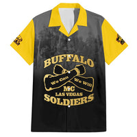 Personalized African American Buffalo Soldier Family Matching Summer Maxi Dress and Hawaiian Shirt We Can We Will - Black - Wonder Print Shop