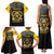 Personalized African American Buffalo Soldier Family Matching Tank Maxi Dress and Hawaiian Shirt We Can We Will - Black - Wonder Print Shop