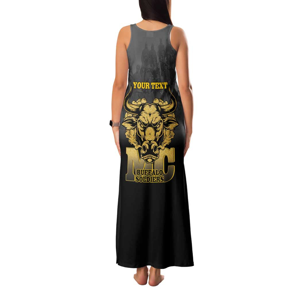 Personalized African American Buffalo Soldier Family Matching Tank Maxi Dress and Hawaiian Shirt We Can We Will - Black - Wonder Print Shop