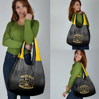 African American Buffalo Soldier Grocery Bag We Can We Will - Black - Wonder Print Shop