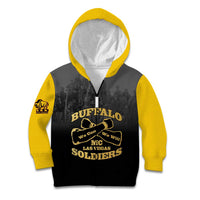 Personalized African American Buffalo Soldier Kid Hoodie We Can We Will - Black - Wonder Print Shop