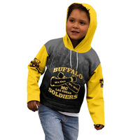Personalized African American Buffalo Soldier Kid Hoodie We Can We Will - Black - Wonder Print Shop
