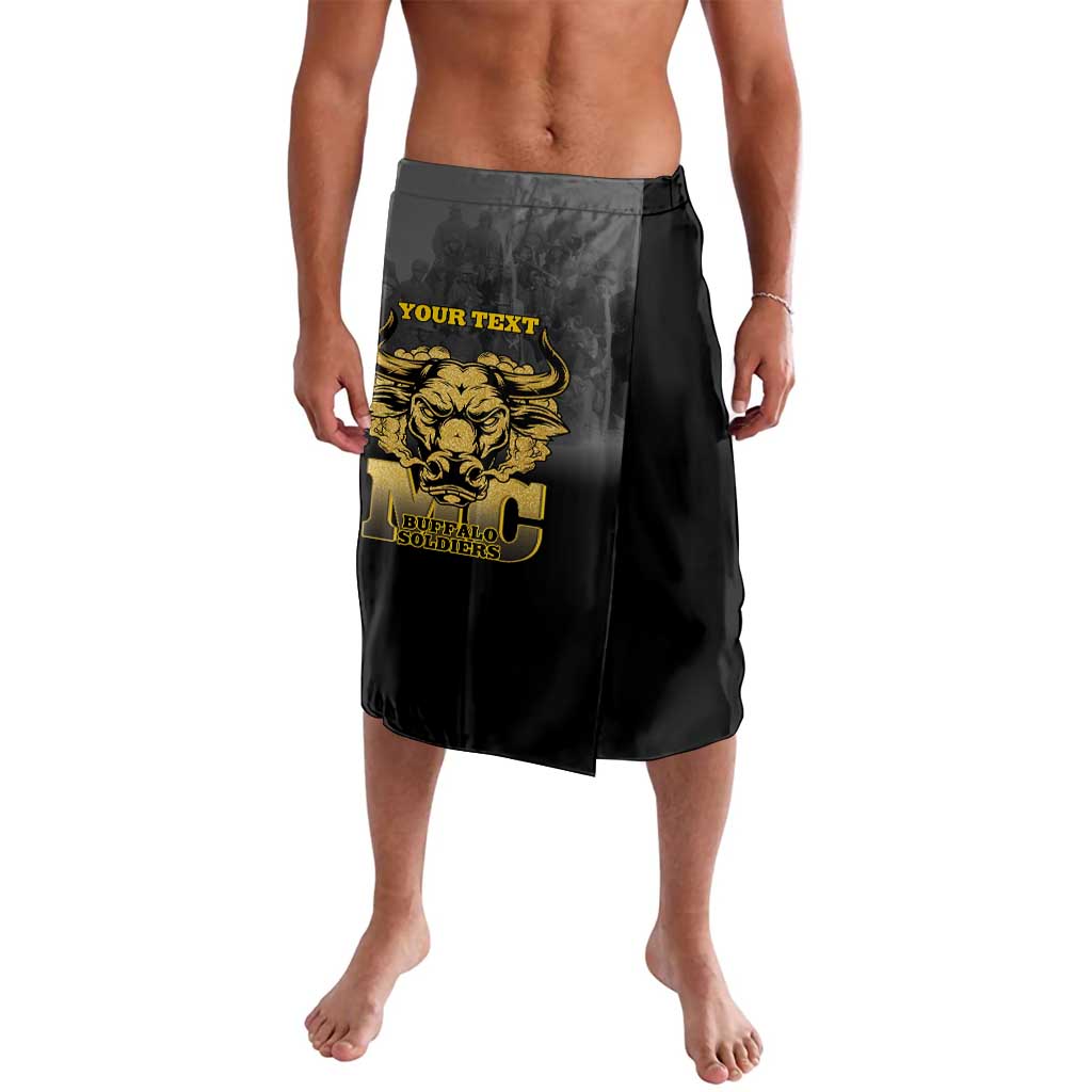 Personalized African American Buffalo Soldier Lavalava We Can We Will - Black - Wonder Print Shop