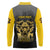 Personalized African American Buffalo Soldier Long Sleeve Polo Shirt We Can We Will - Black - Wonder Print Shop