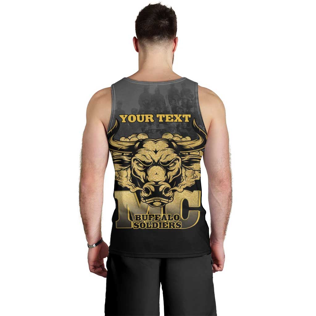 Personalized African American Buffalo Soldier Men Tank Top We Can We Will - Black - Wonder Print Shop