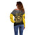 Personalized African American Buffalo Soldier Off Shoulder Sweater We Can We Will - Black - Wonder Print Shop