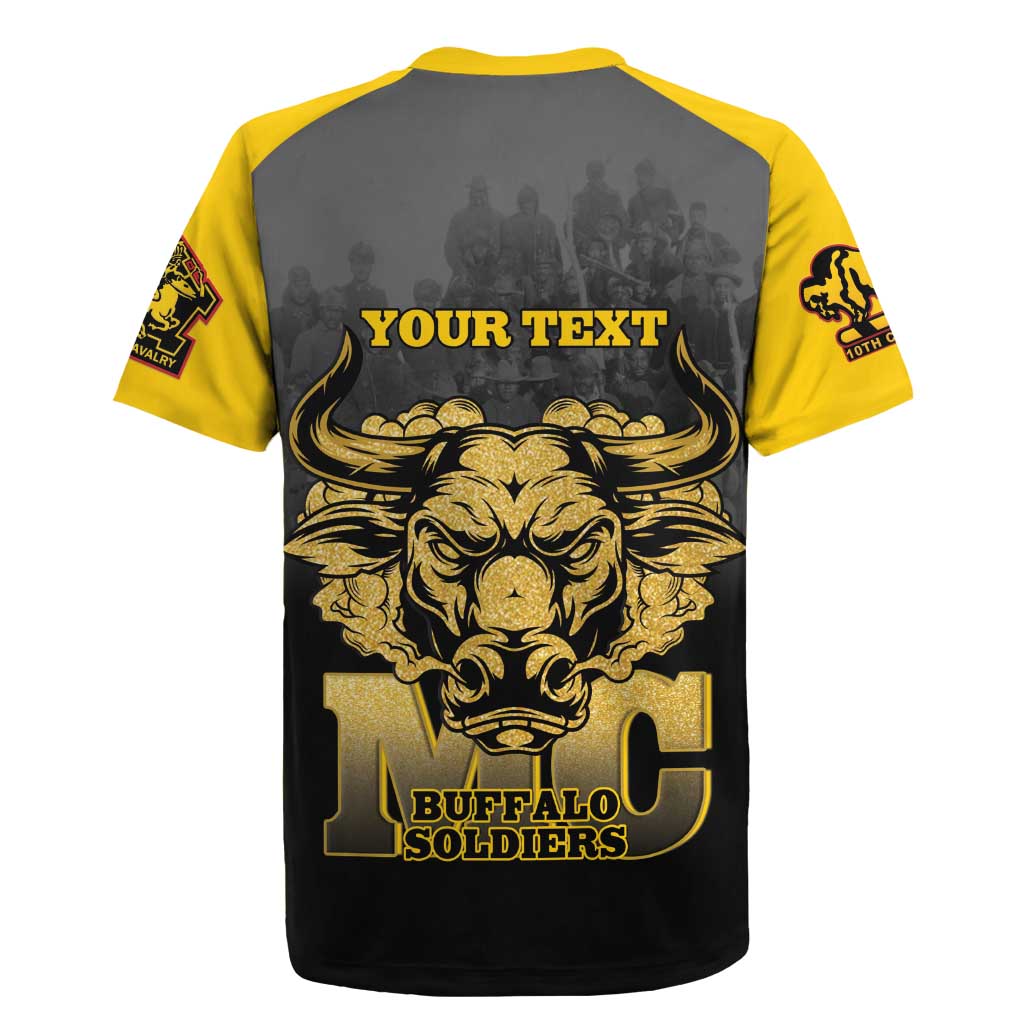 Personalized African American Buffalo Soldier Rugby Jersey We Can We Will - Black - Wonder Print Shop