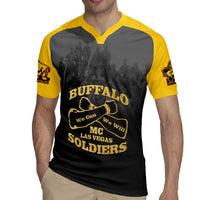 Personalized African American Buffalo Soldier Rugby Jersey We Can We Will - Black - Wonder Print Shop