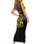 Personalized African American Buffalo Soldier Short Sleeve Bodycon Dress We Can We Will - Black - Wonder Print Shop
