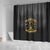 African American Buffalo Soldier Shower Curtain We Can We Will - Black - Wonder Print Shop