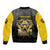 Personalized African American Buffalo Soldier Sleeve Zip Bomber Jacket We Can We Will - Black - Wonder Print Shop