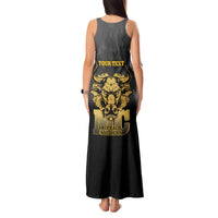Personalized African American Buffalo Soldier Tank Maxi Dress We Can We Will - Black - Wonder Print Shop