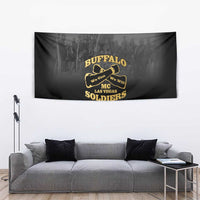 African American Buffalo Soldier Tapestry We Can We Will - Black - Wonder Print Shop